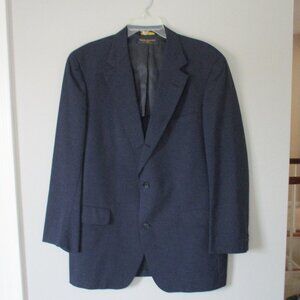 Brooks Brothers Brookstretch "346" Mens 44L Navy Blue 2 Button Blazer